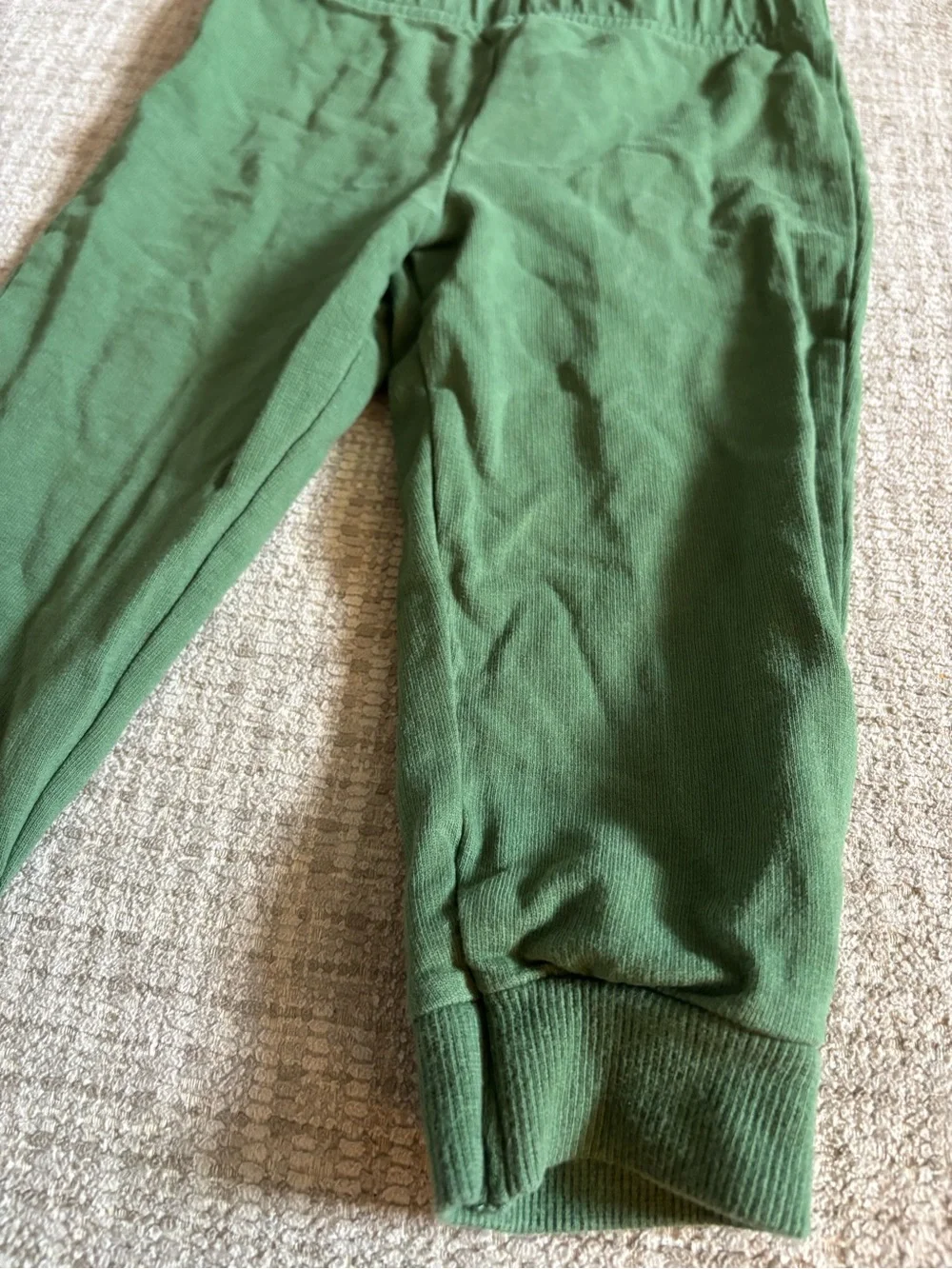 Carter's Olive Green Cotton Jogger Pants